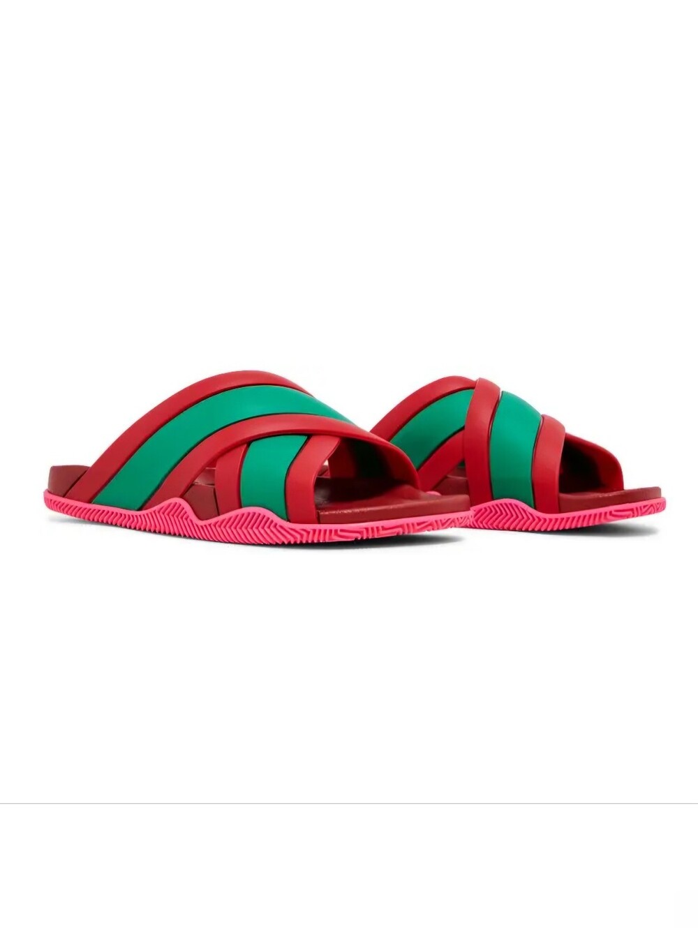 Gucci Web Stripe Slide Sandal